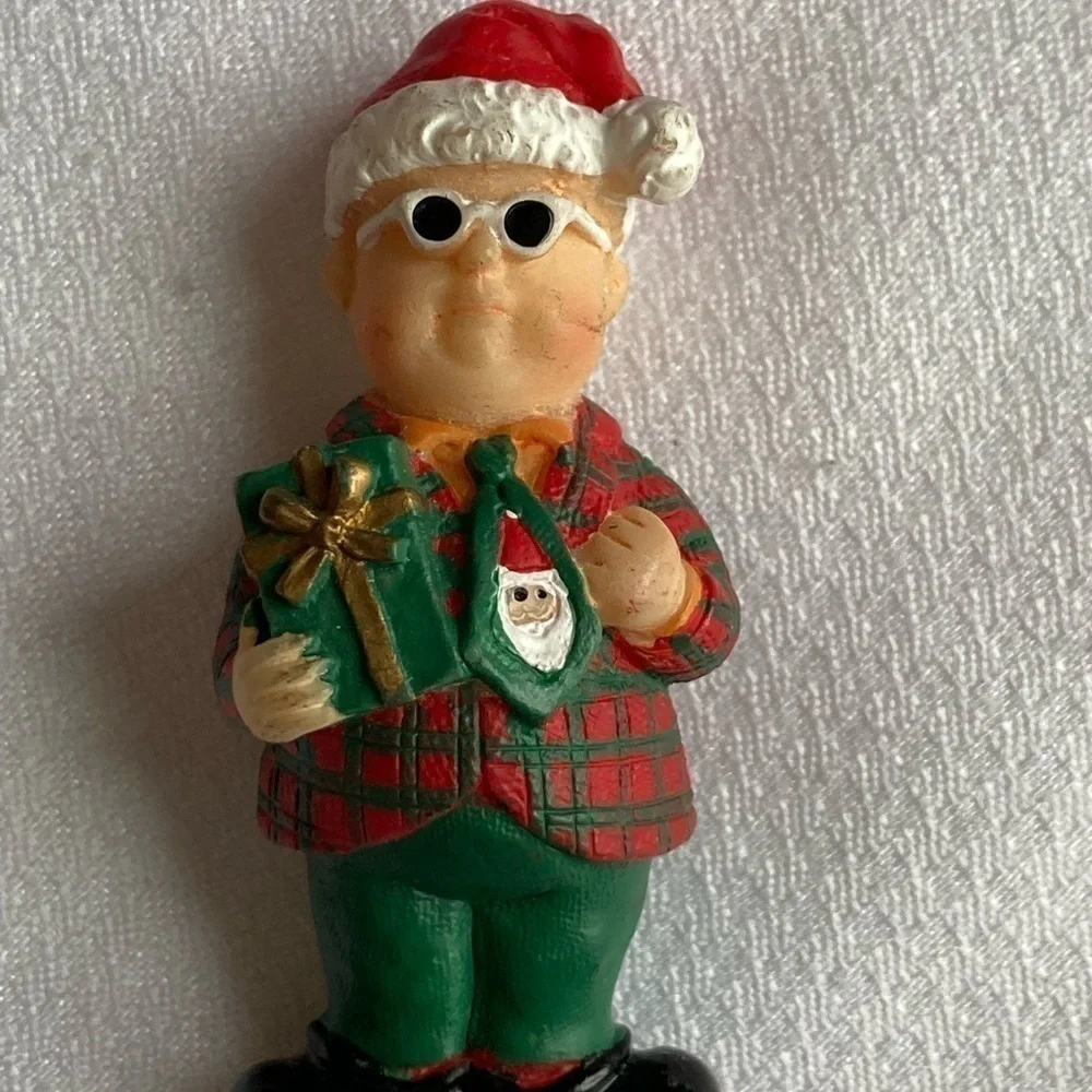 Boston Warehouse stainless China Christmas butter knives